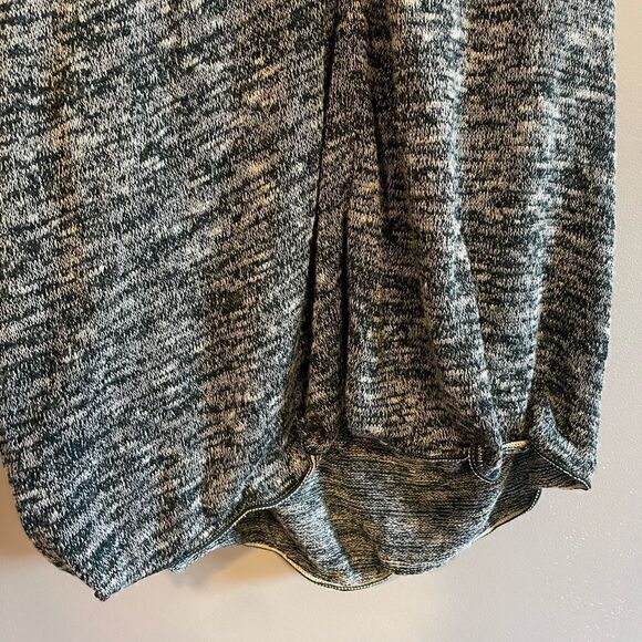 Max Studio Knit Scoop Neckline 3/4 Length Sleeve Faux Wrap Mini Dress | SZ S - Picture 11 of 12